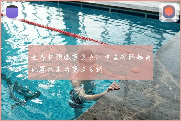 世界杯预选赛焦点：中国对阵越南比赛结果与赛后分析